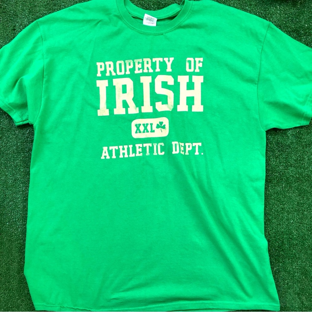 Men's Athletic Department Green T-shirt Size XL